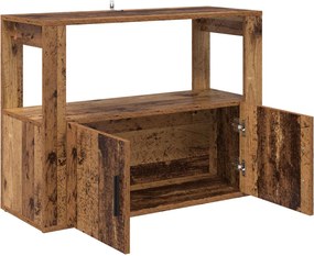 vidaXL Πλαϊνό γραφείο Παλαιό ξύλο 80 x 30 x 60 cm Επεξεργασμένο ξύλο