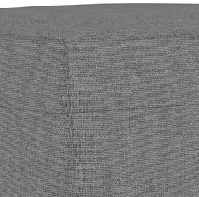 vidaXL Πάγκος Σκούρο Γκρι 100x35x41 εκ. Υφασμάτινος