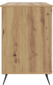 vidaXL Γραφείο Artisan Δρυς Επεξεργασμένο Ξύλο 142,5 x 50 x 75 εκ.