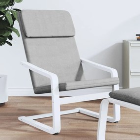vidaXL Πολυθρόνα Relax Ανοιχτό Γκρι Υφασμάτινη