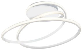 Φωτιστικό Οροφής - Πλαφονιέρα Mily 4301500 54x24cm Led 2308lm 41W 3000K White Viokef