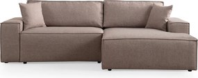 Corner Sofa-Bed Pırlo Corner Right - Brown Brown