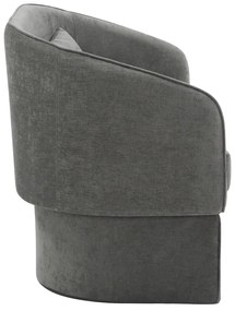 Καναπές διθέσιος Playmob pakoworld ύφασμα σε γκρι απόχρωση 128x65x79εκ