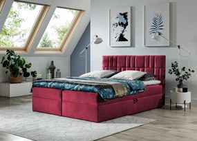 Επενδυμένο κρεβάτι Top 3-Mporntw-180 x 200