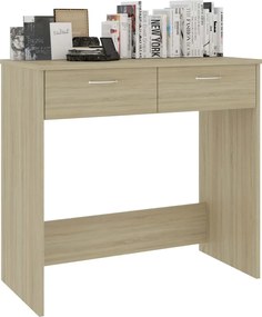 vidaXL Γραφείο Χρώμα Sonoma Δρυς 80 x 40 x 75 εκ. από Επεξ. Ξύλο