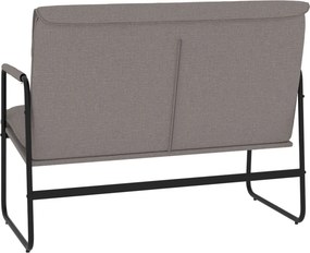 vidaXL Πάγκος Taupe 100 x 64 x 80 εκ. Υφασμάτινος