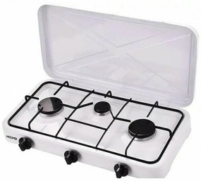 Hoomei HM-563T Επιτραπέζια Εστία Υγραερίου Τριπλή Λευκή