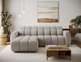 Γωνιακός καναπές Comfora-Κρεμ-Αριστερή