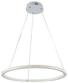 Φωτιστικό Οροφής Bryant LED-BRYANT-S1C 45W Led Φ60cm 150cm White Luce Ambiente Design Αλουμίνιο