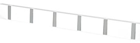 Estia 02-18405 Κρεμάστρα Τοίχου Ξύλινη 6 Θέσεων, 60x1.8x5.5cm