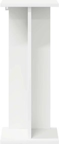 vidaXL Βάση φυτών Λευκός 25 x 25,5 x 60,5 εκ.