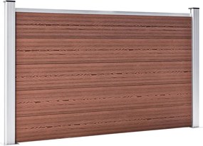 vidaXL Πάνελ Περίφραξης Καφέ 872 x 106 εκ. από WPC