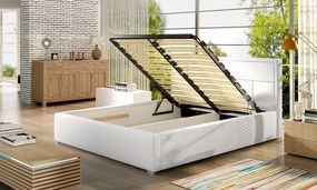 Επενδυμένο κρεβάτι Maestra-200 x 200 -Leuko