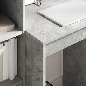 vidaXL Γραφείο Σκυρόδεμα Γκρι 60 x 50 x 76 εκ.