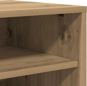 vidaXL Παπουτσοθήκη Αρτισιανή Δρυς 60x35x92 εκ. Επεξεργασμένο Ξύλο