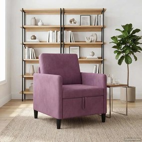 vidaXL Καναπές με Αποθήκευση Μοβ 72 x 78 x 87 εκ. Πολυεστέρας