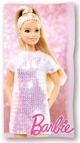 Πετσέτα Θαλάσσης Παιδική Microfiber 70x140εκ. Barbie 85 Pink Mattel DimCol