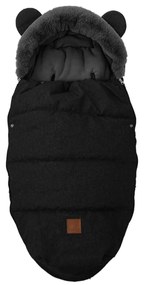 Ποδόσακος Καροτσιού (90x50) Bebe Stars Luxury Velour Graphite 507-188