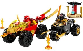 Μάχη Αυτοκινήτου Και Μηχανή Του Κάι Και Του Ρας Ninjago 71789 103τμχ 4 ετών+ Multicolor Lego