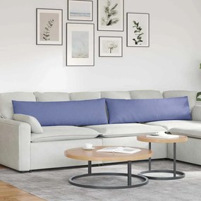 vidaXL Μαξιλάρι Καναπέ 2 pcs Μπλε τζην 145 x 40 εκ. ύφασμα
