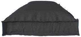 vidaXL Μαξιλάρια Παλέτας για Πάγκο 2 τεμ Μαύρο 150x40x8 εκ. Ύφασμα Oxford