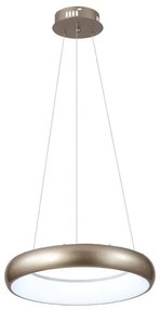 Κρεμαστό Φωτιστικό Οροφής LED 110W 3CCT Ακρυλικό και Μέταλλο Inlight-42024-A-Golden-Χρυσό 42024-A-Golden