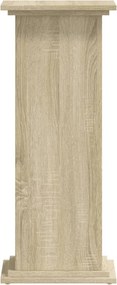 vidaXL Βάσεις Φυτών Sonoma Δρυς 33x33x80εκ. Επεξεργασμένο Ξύλο