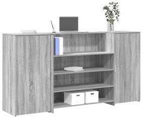 vidaXL Γραφείο υποδοχής 200x50x103,5 εκ. Επεξεργασμένο Ξύλο