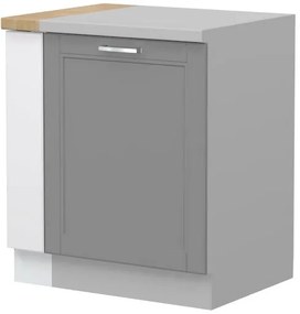 Προσαρμόσιμη επέκταση επιδαπέδιου ντουλαπιού Tahoma R-Λευκό ματ