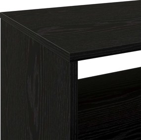 vidaXL Βάση πικάπ Μαύρη Δρυς 71 x 39,5 x 83 εκ. Επεξεργασμένο Ξύλο