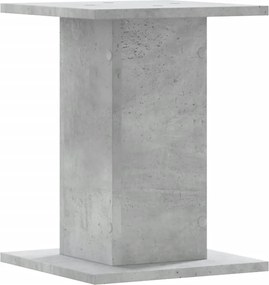 vidaXL Βάσεις Φυτών 2 τεμ. Γκρι Σκυρ. 30x30x40 εκ. Επεξεργασμένο Ξύλο