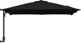 vidaXL Ομπρέλα Κήπου Μαύρο 248,5 x 247,5 x 160 εκ.