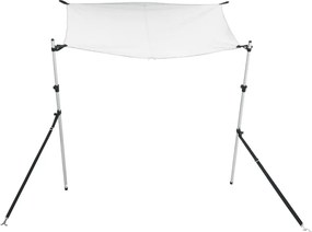 vidaXL Επέκταση Σκιάστρου Σχήμα Τ Λευκό 170x170x(115-183) εκ.