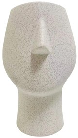 ΕΠΙΤΡΑΠΕΖΙΟ ΚΕΡΑΜΙΚΟ ΔΙΑΚΟΣΜΗΤΙΚΟ HUMANS HM4631 ΥΠΟΛΕΥΚΟ ΚΡΥΣΤΑΛΛΙΚΟ Φ14x25Υεκ