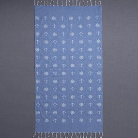 Παρεό (90x180) Silk Fashion 1755 Blue