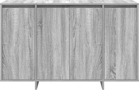 vidaXL Πλαϊνό γραφείο Γκρίζο Σονομα 120 x 41 x 75 εκ.