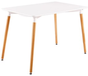 Τραπέζι Art Ε7088,1 Λευκό 120x80cm Mdf, Wood