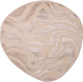 Χαλί (200x200) Royal Carpet Organic Shape 265 Beige