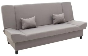 Kαναπές-κρεβάτι Tiko 3θέσιος με αποθηκευτικό χώρο ύφασμα γκρι 200x85x90εκ Υλικό: FABRIC 078-000017