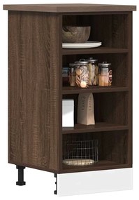 Ντουλάπι "Riga" Καφέ Δρυς 40x44,5x81,5 εκ. από Τεχνητό Ξύλο