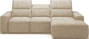 Γωνιακός καναπές Cenedra mini-Μπεζ-Δεξιά