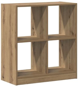 vidaXL Βιβλιοθήκη Αρτισιανή Δρυς 68,5x32x75 εκ. από Επεξεργ. Ξύλο
