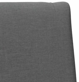 vidaXL Ταπετσαρισμένο κεφαλάρι Σκούρο Γκρι 75 cm Στερεά ξυλεία πεύκου