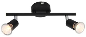 Φωτιστικό Spot Luminairies MC634BK2 Black Metal