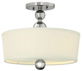 Πλαφονιέρα Φωτιστικό Οροφής 3xE27 Zelda Elstead Lighting-HK-ZELDA-SF-PN-Νίκελ Ματ HK-ZELDA-SF-PN