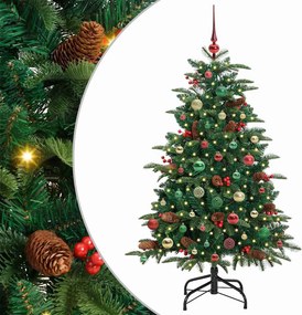vidaXL Τεχνητό Χριστουγεννιάτικο Δέντρο με 150 LED Πράσινο 150 cm