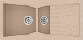 Sanitec Classic 329 (104×51) - Γρανιτένιος νεροχύτης - Granite SAND