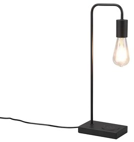 Λάμπα Επιτραπέζια RL Lighting Milla R59090132 Μαύρη Ματ