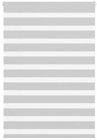 vidaXL Ζέβρα τυφλή Ανοιχτό Γκρι Πλάτος υφάσματος 110,9 εκ. Πολυεστέρας