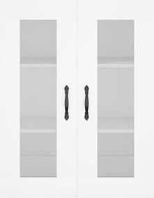 vidaXL Ντουλάπι Λευκό 69,5x34x180 εκ. από Επεξεργασμένο Ξύλο